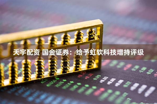 天宇配资 国金证券:给予虹软科技增持评级