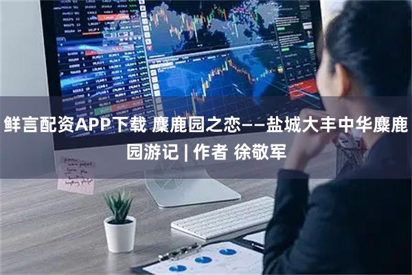 鲜言配资APP下载 麇鹿园之恋——盐城大丰中华麋鹿园游记 | 作者 徐敬军