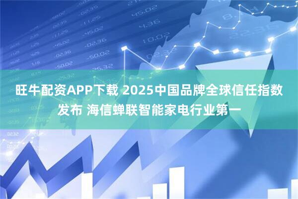 旺牛配资APP下载 2025中国品牌全球信任指数发布 海信蝉联智能家电行业第一